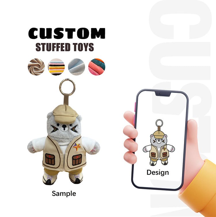 Custom Plush Keychain Manufacturer | OEM Bulk Plush Keychains | EbabeToy
