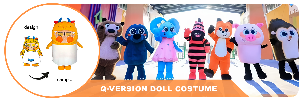 Custom Q-Style Mascot Costume - ebabe toy