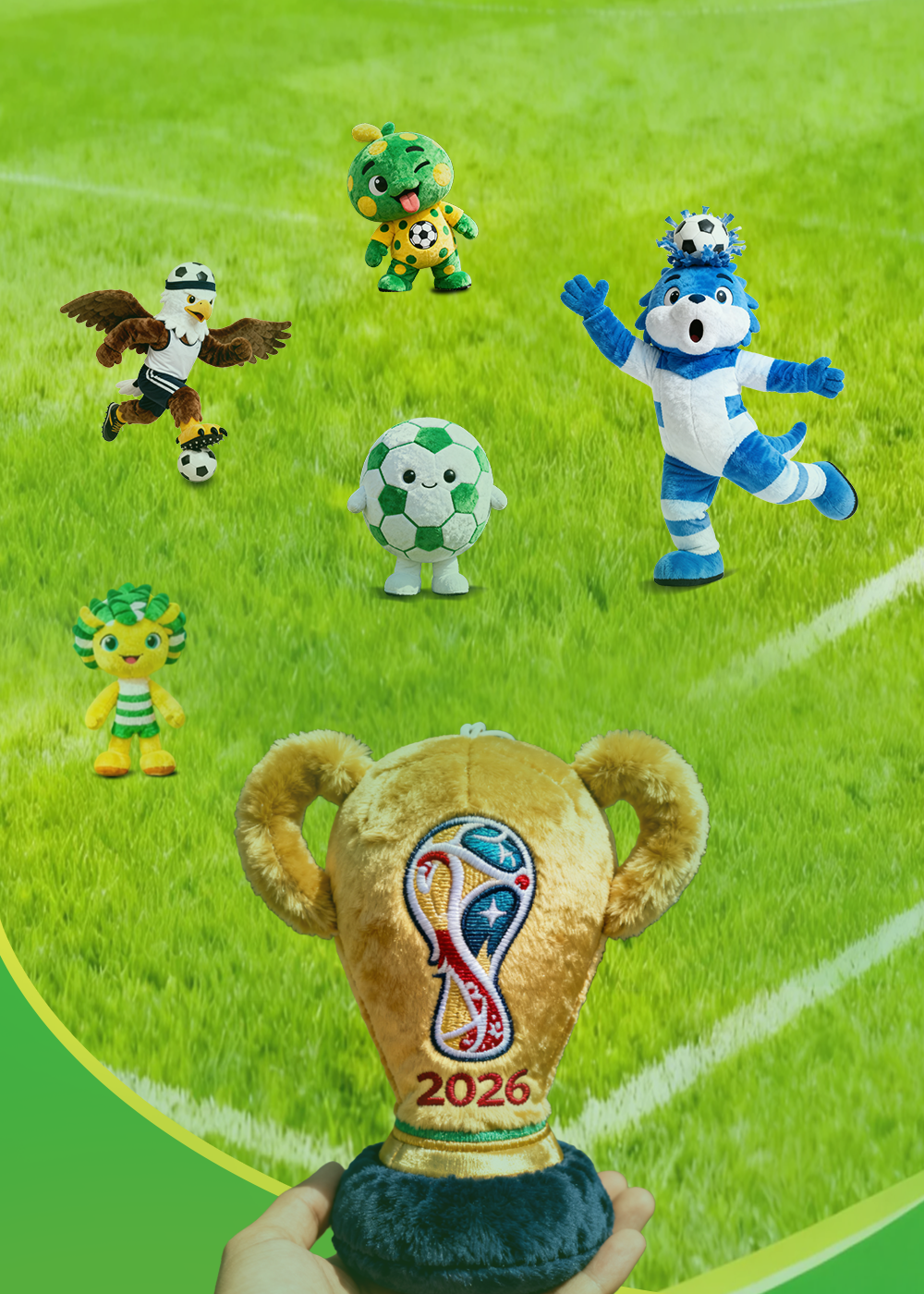 One-Stop Custom Solutions   2026 World Cup Plush toys | PVC figurines | Resin figurines | Mascot costumes | Football jerseys 1