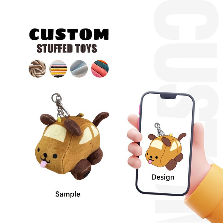 Custom Plush Keychain - ebabe toy