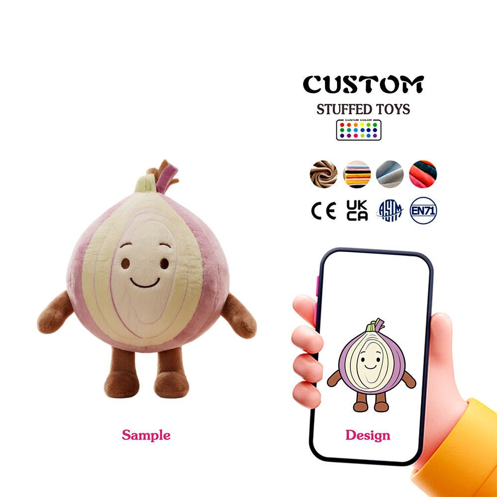 Custom Plush Vegetables - ebabe toy